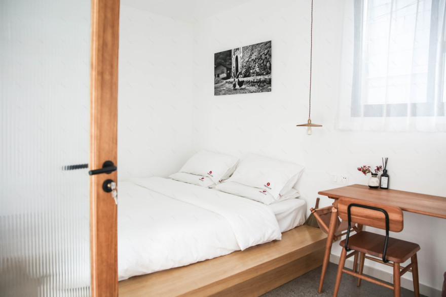 扬州老房变身日式民宿,40w 打造四室两厅四卫的温馨空间-14