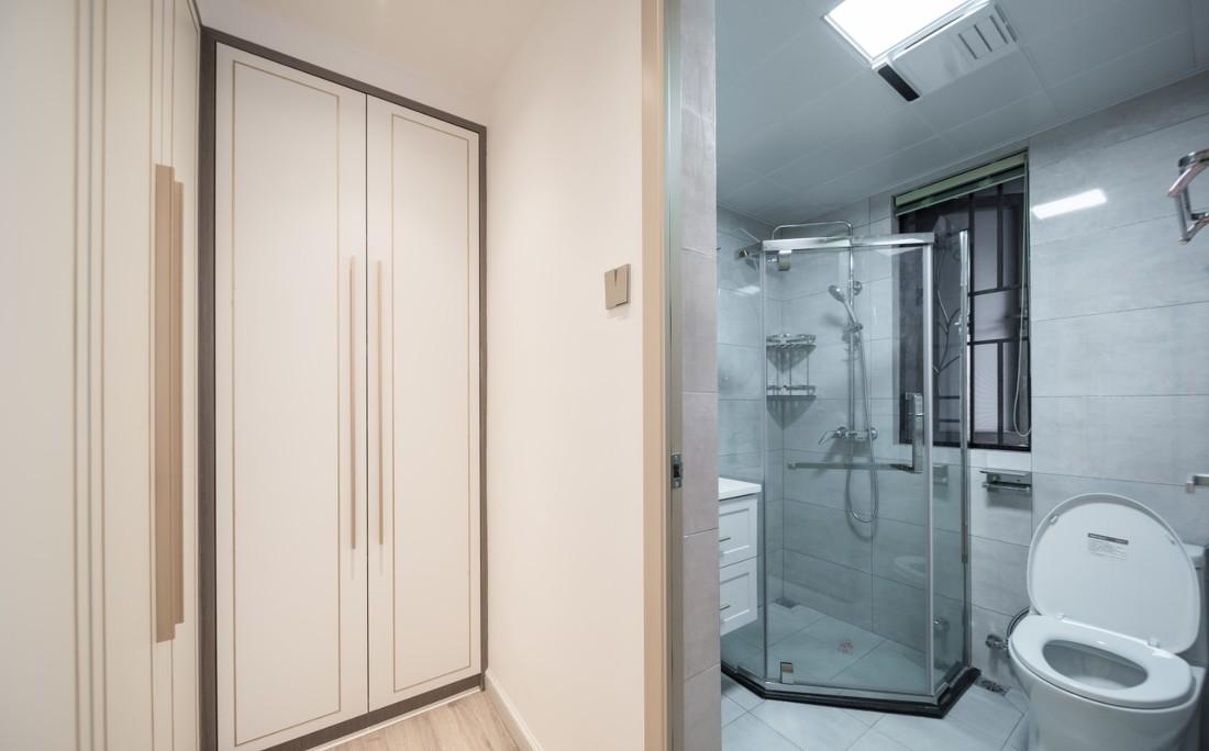 五口之家现代简约全案设计 | 舒适高级,功能丰富-35