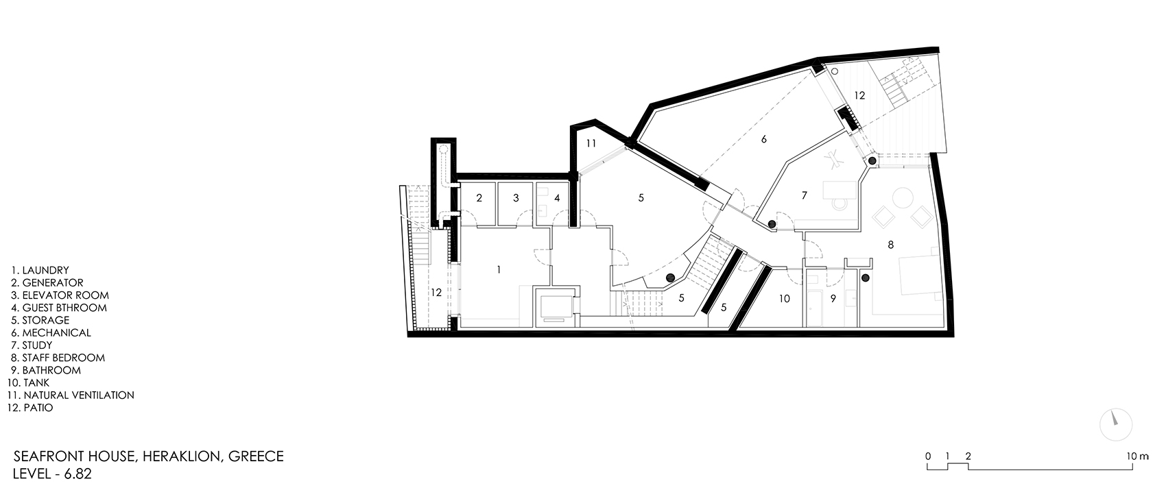 克里特岛海滨住宅，希腊 / Davide Macullo Architects-32