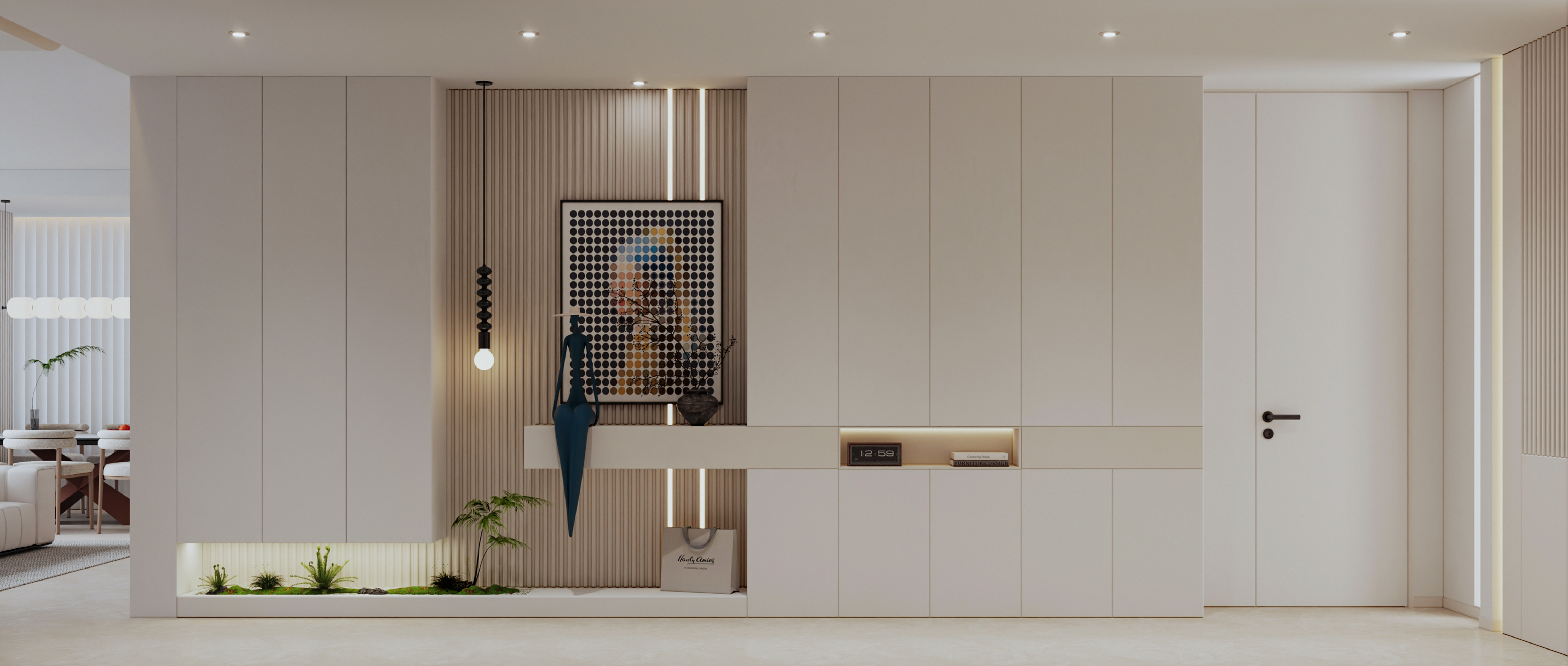 武汉-华侨城红坊 200平奶油风效果图-5