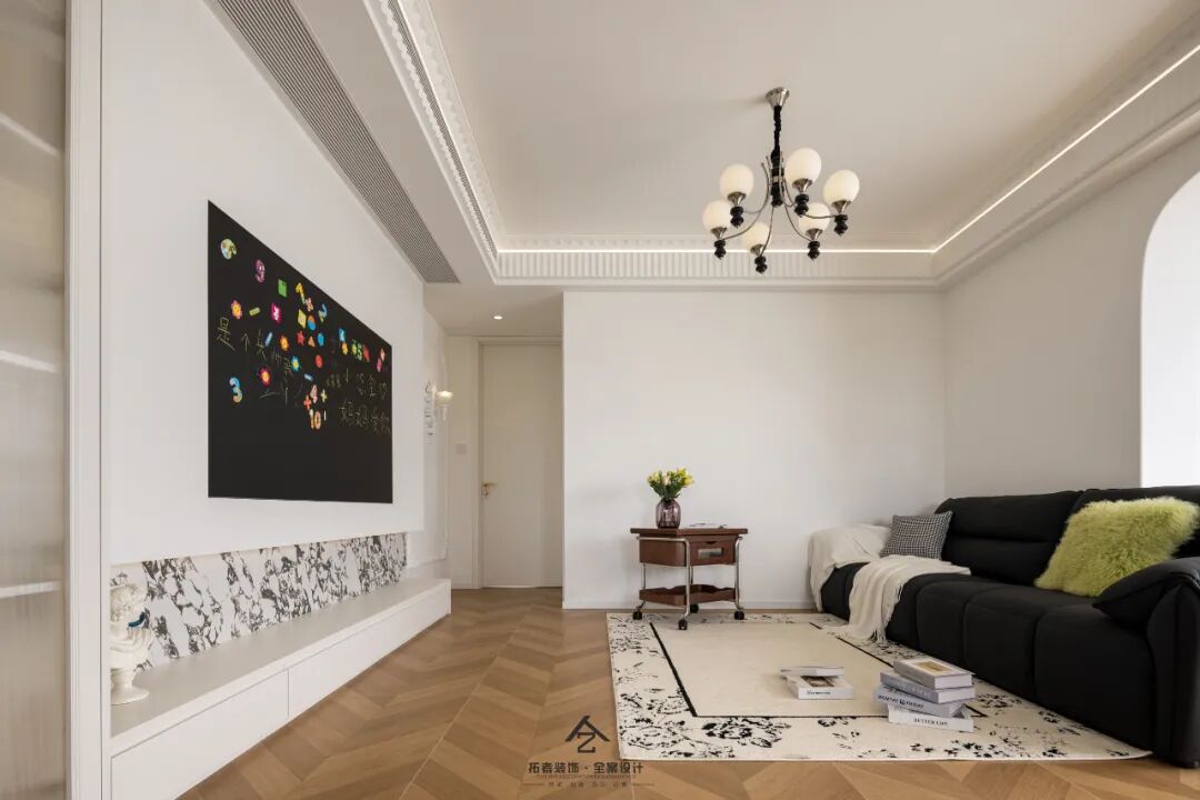 装饰.全案设计|现代小法式的宁静力量-41