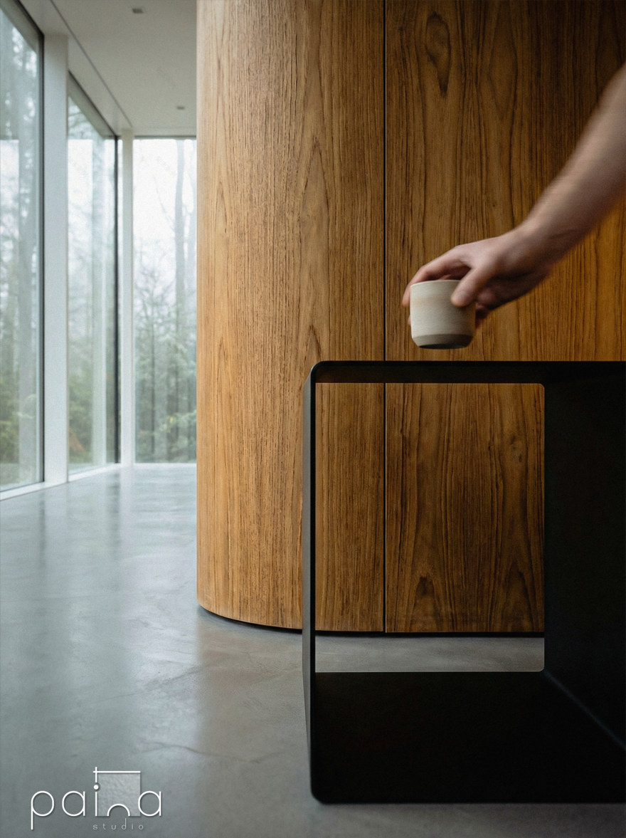 柔和粗野主义与中世纪现代风格丨Patina Studio-4