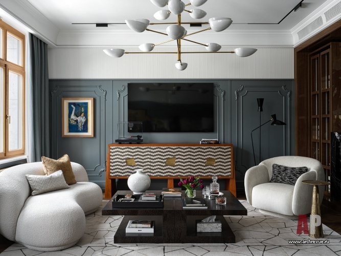 圣彼得堡3室度假公寓室内设计丨俄罗斯圣彼得堡丨Зуева Анна（安娜·祖耶娃）-15