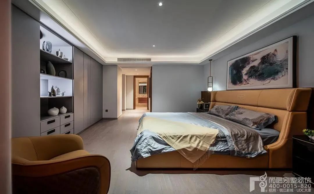 450㎡淡雅新中式别墅设计丨尚层别墅装饰-34