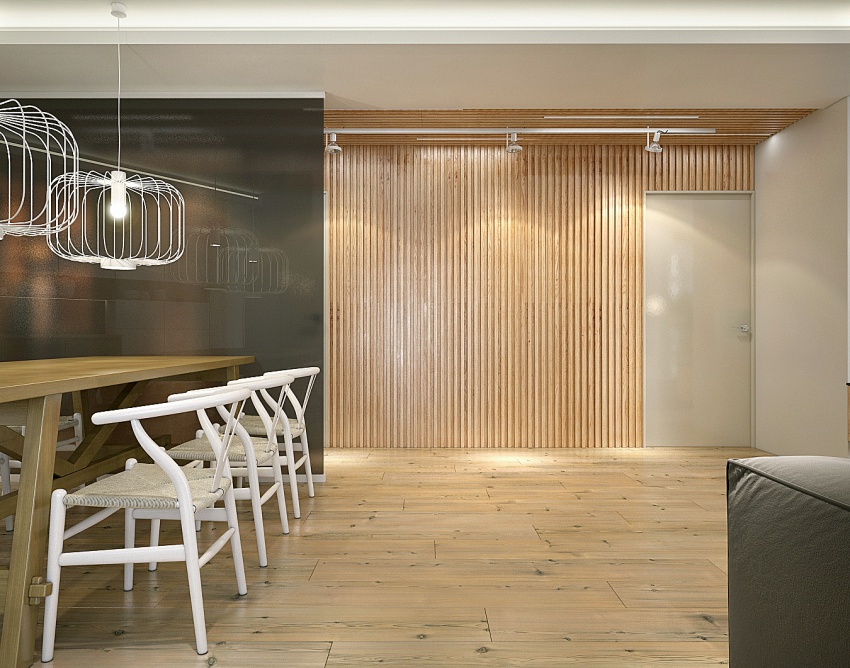 格局不方正有解！乌克兰99㎡北欧风公寓  LeoDuk-8