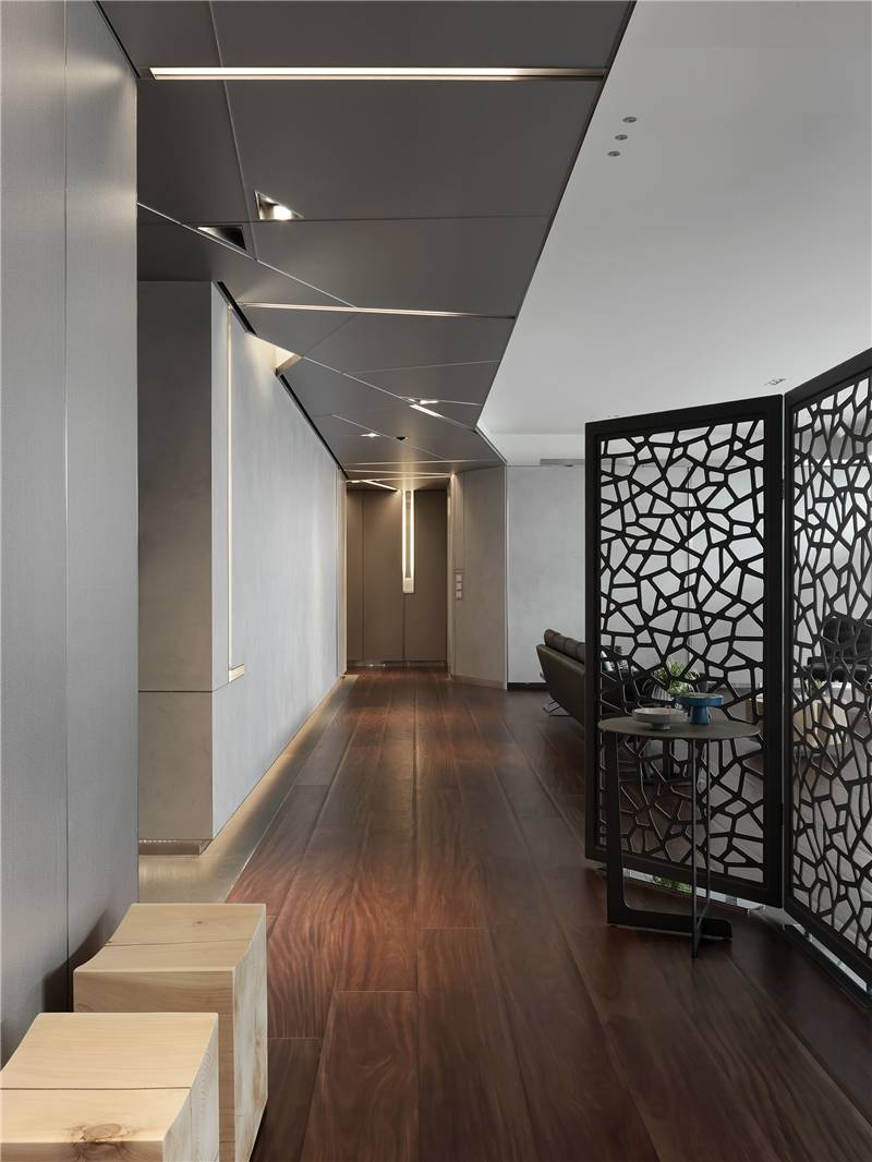 280㎡现代脱俗雅宅，“高级灰+光”-14