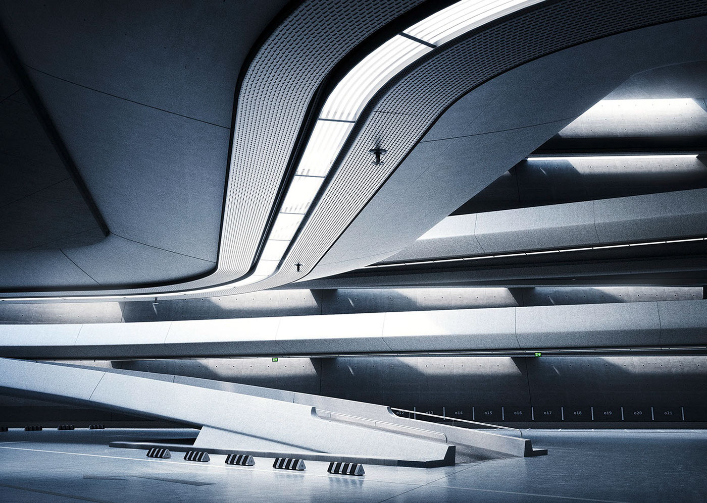 停车场；计算机图形建筑学-3