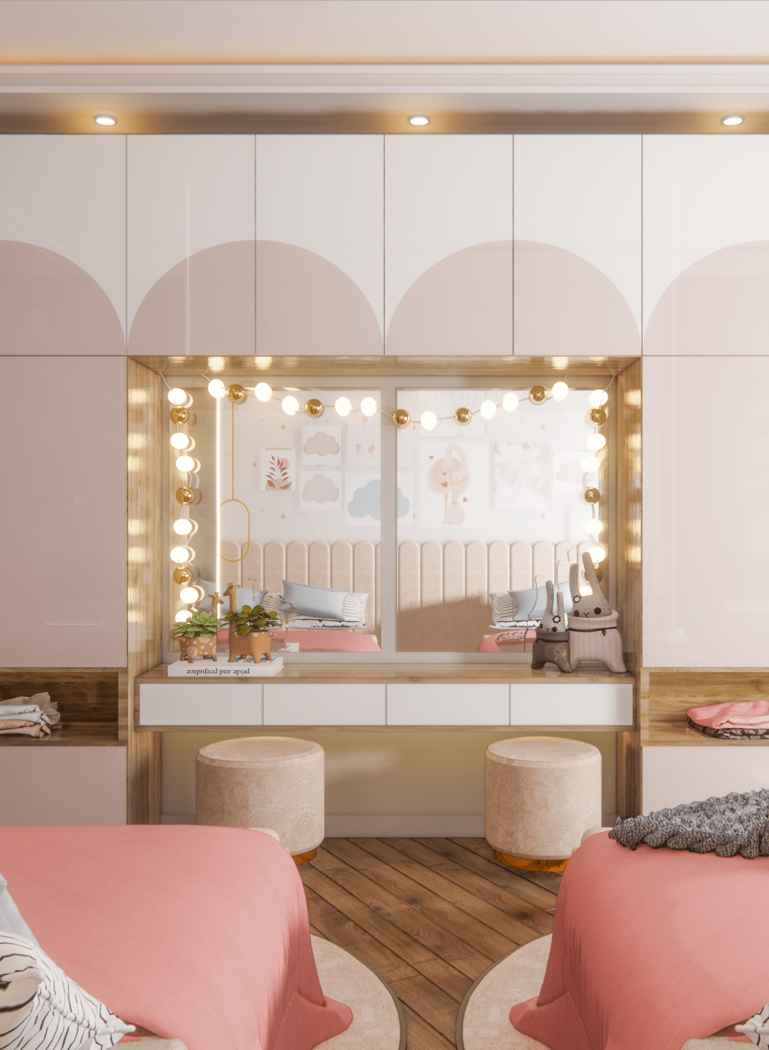Twin Girls Room-4