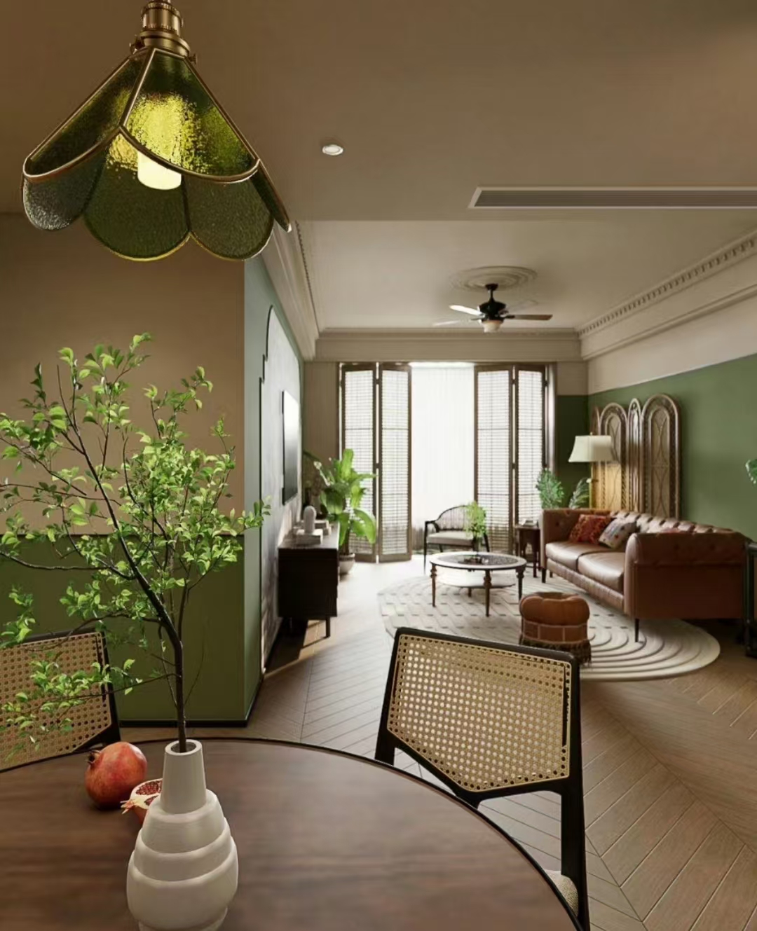 南洋复古风装修设计-6