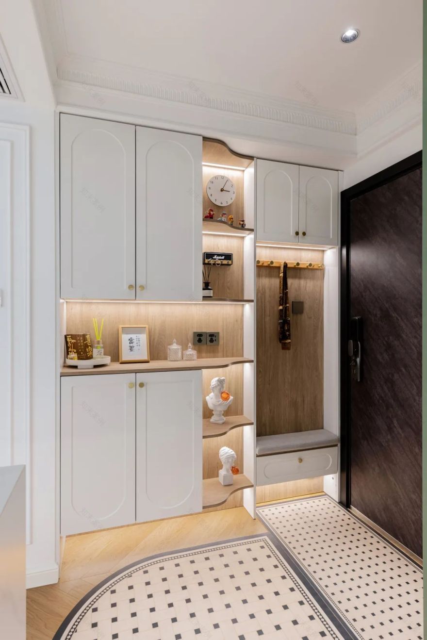 上海两娃的 120㎡浪漫法风家庭丨中国上海丨犀宅原创设计-7