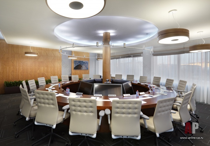 现代四层建筑公司办公室项目丨Качалов Иван,Метёлкин Игорь-19