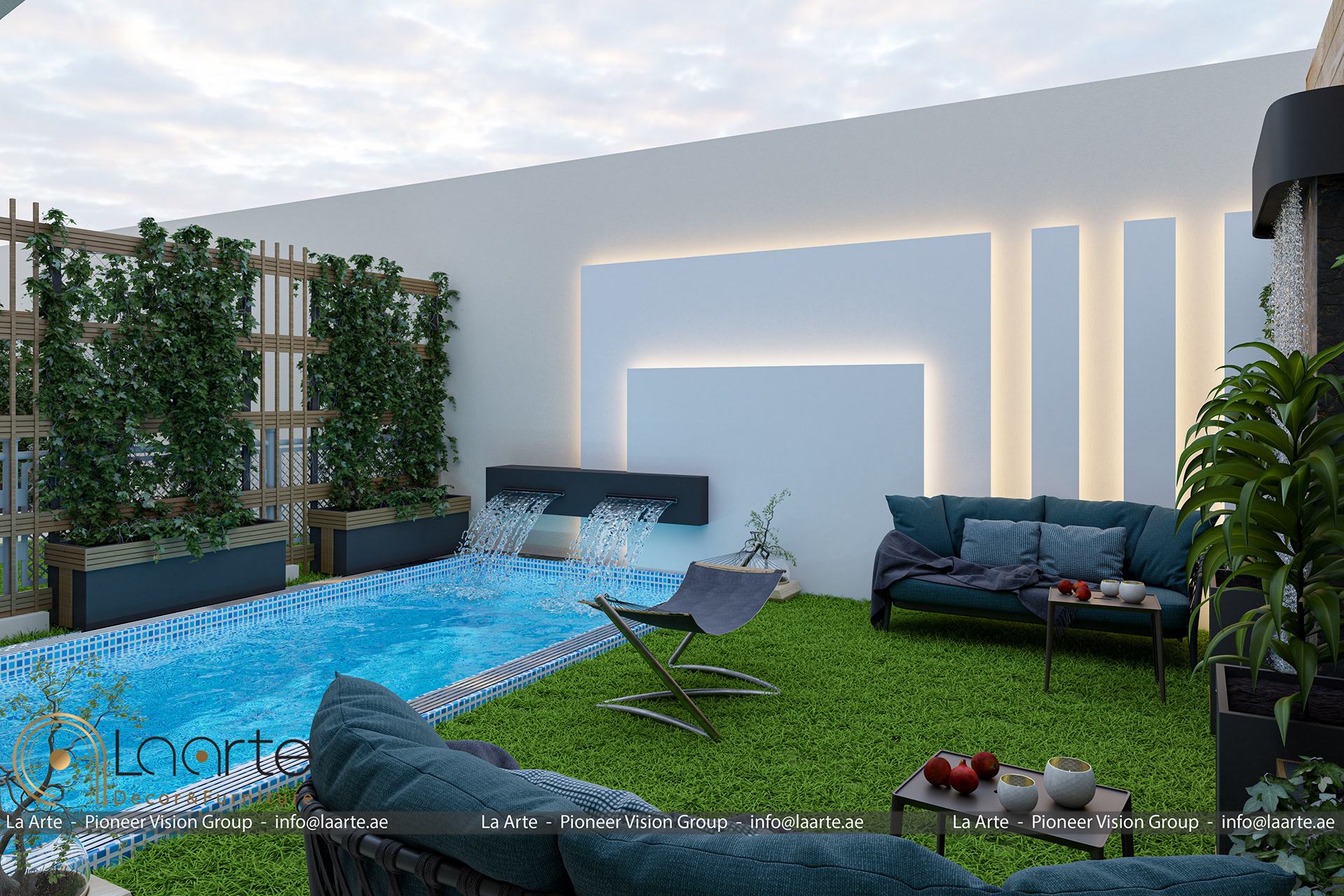 Backyard Garden（新首都）别墅后院花园丨埃及丨laarte.ae-21