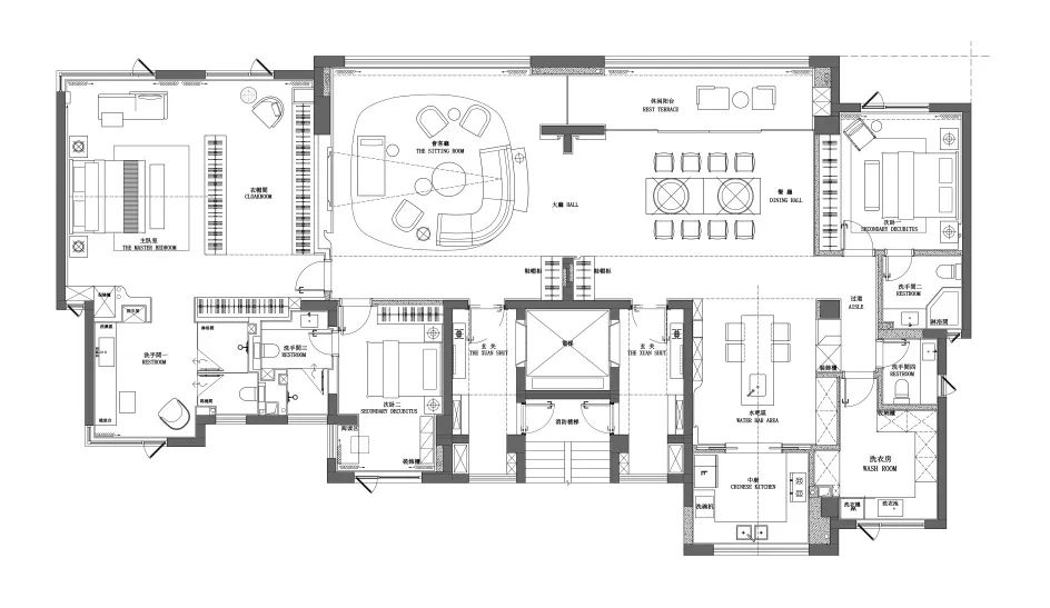 HHD-恒合立创设计作品|300㎡大平层极简私宅：逐光踏影，心之所往-60