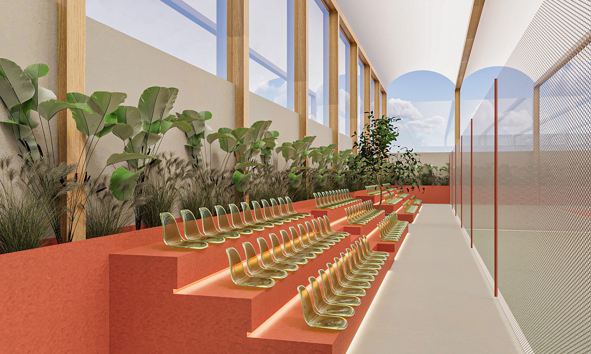 Padel, Tennis and Pickleball Court-30