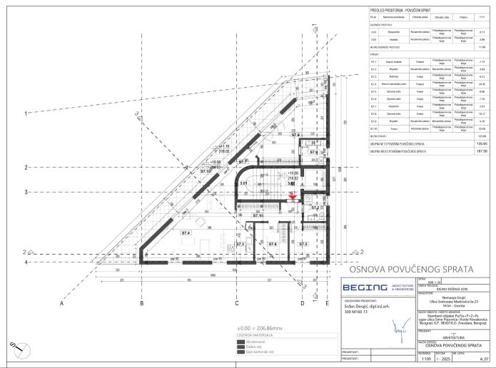 Zvezdari计划建造的三角形住宅楼丨Beging工作室-20