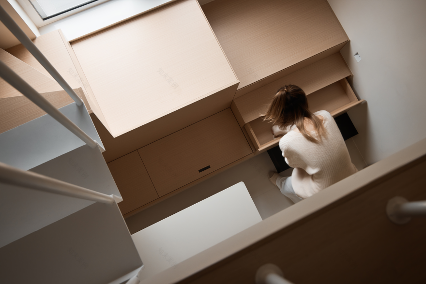 上海 52㎡两居小复式改造丨中国上海丨积目创想-32