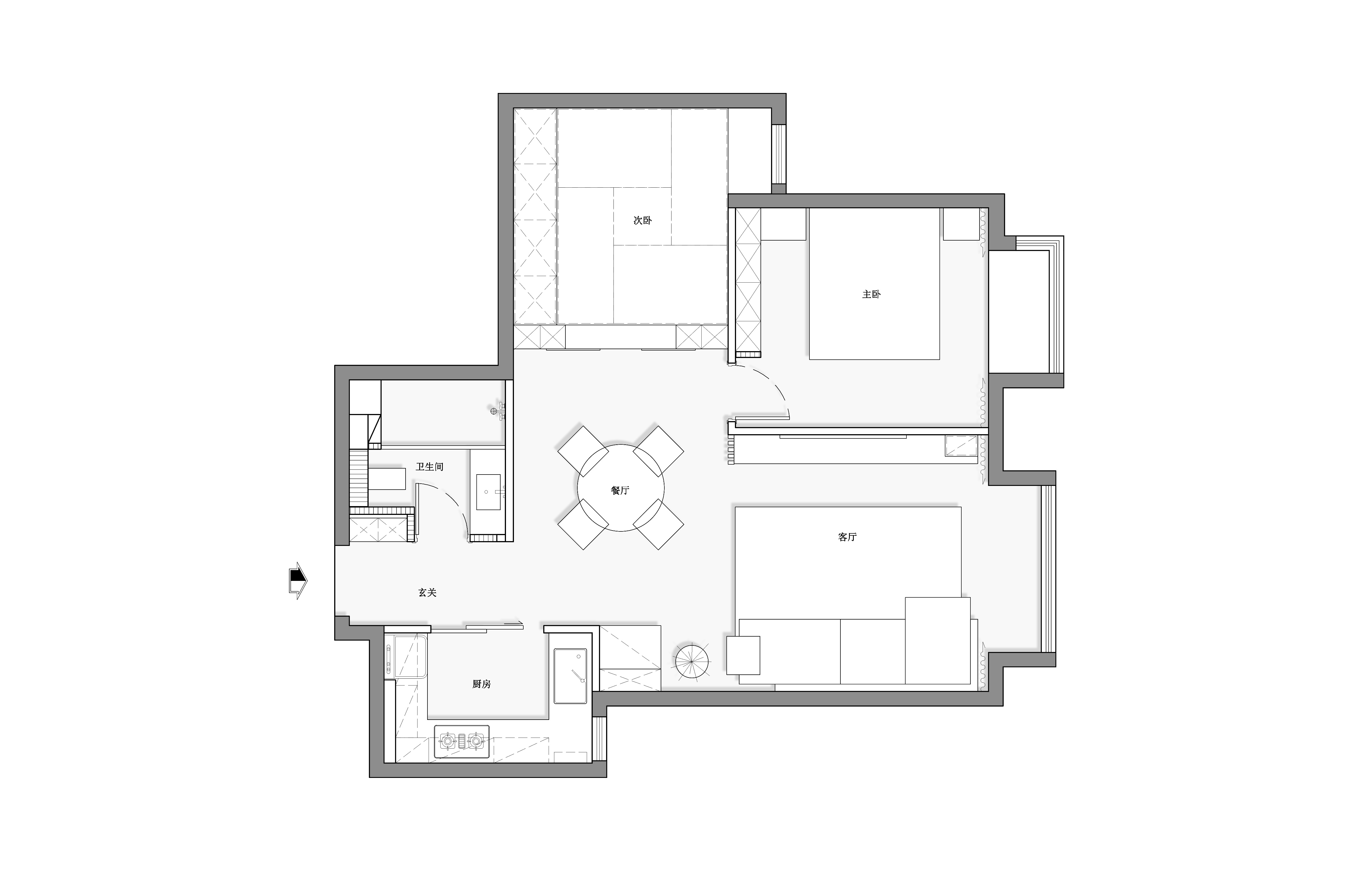 《静谧》·89㎡两人新天地丨中国北京丨叁石空间(北京)建筑设计事务所-33