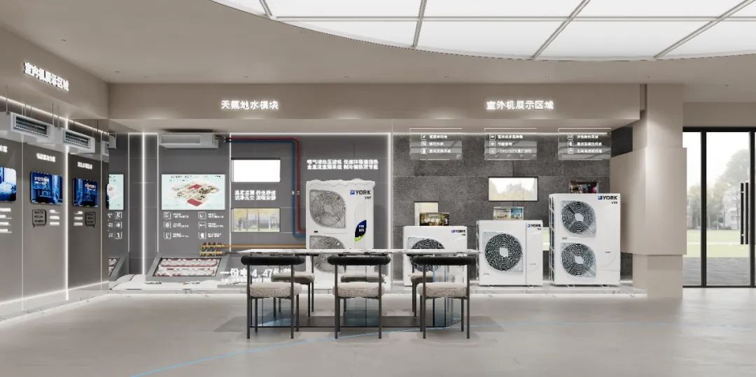 260m²青岛胶州约克VRF中央空调展厅丨周笙笙展厅设计-25