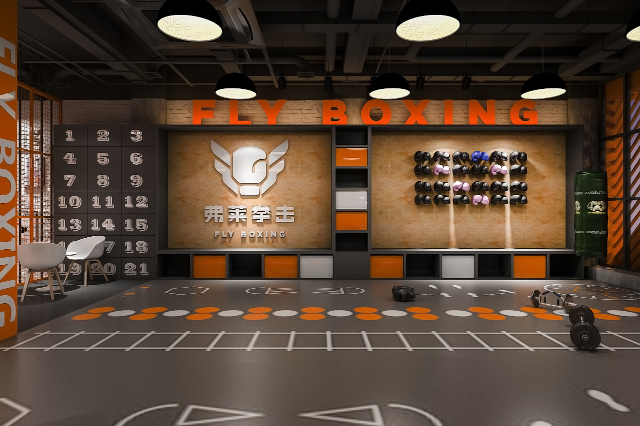 拳击主题健身训练馆-7