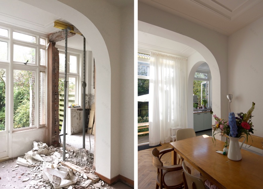 阿姆斯特丹百年老宅的现代更新-4