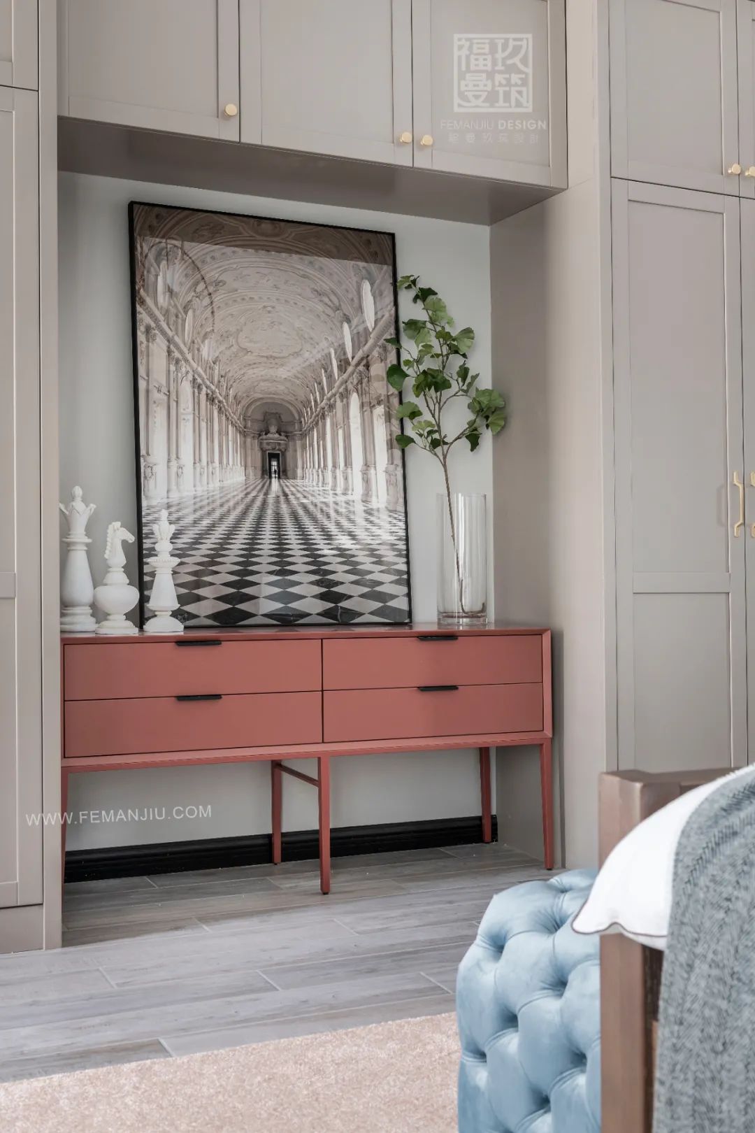 重庆融创博爵堡轻奢混搭别墅私宅设计丨中国重庆丨重庆福曼玖筑装饰设计有限公司-48