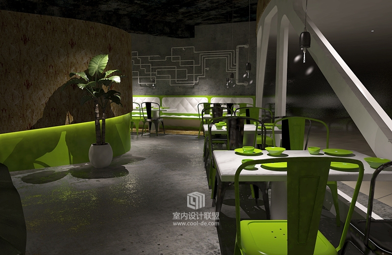 主题餐厅设计-福州小鱼小牛主题餐厅设计-8