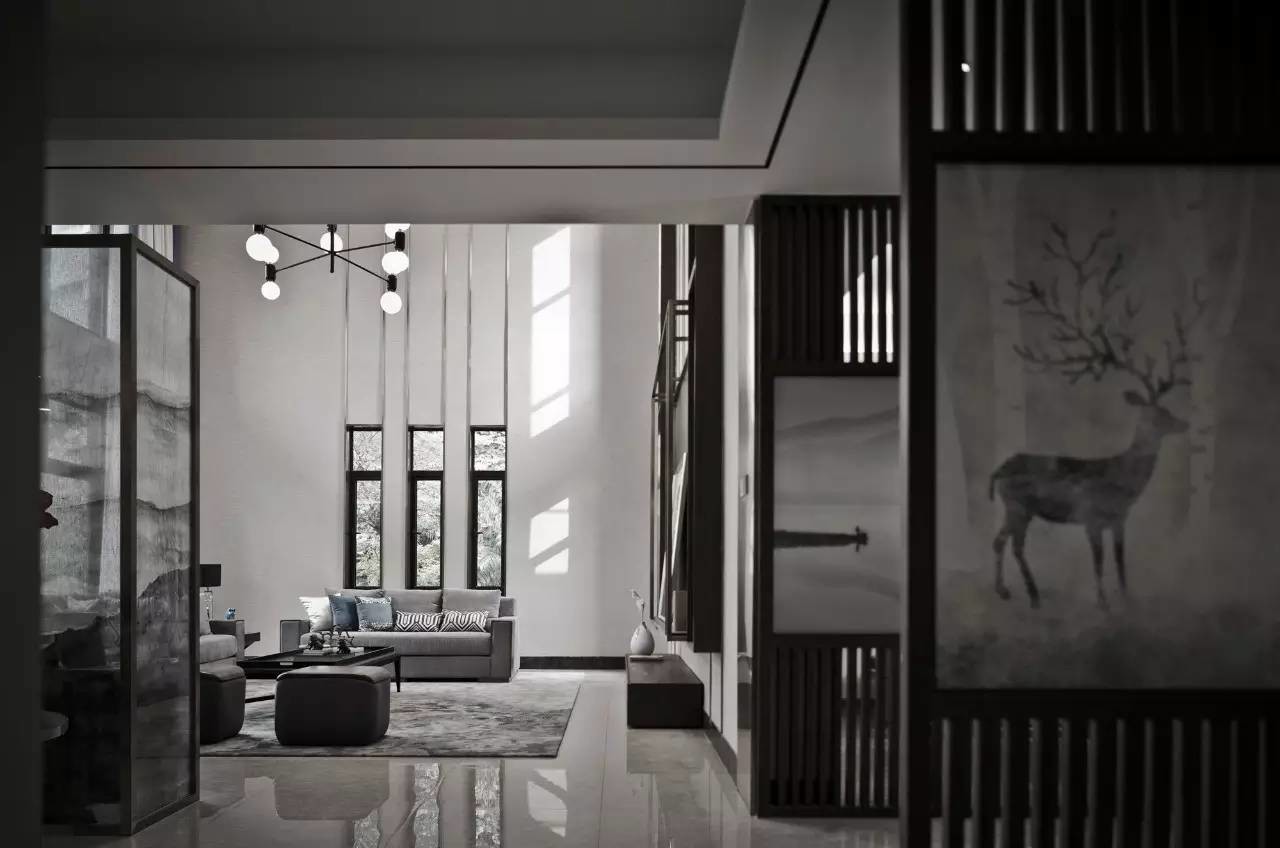 泊墨之境——佛山九江誉江华府誉海半岛别墅样板房-13