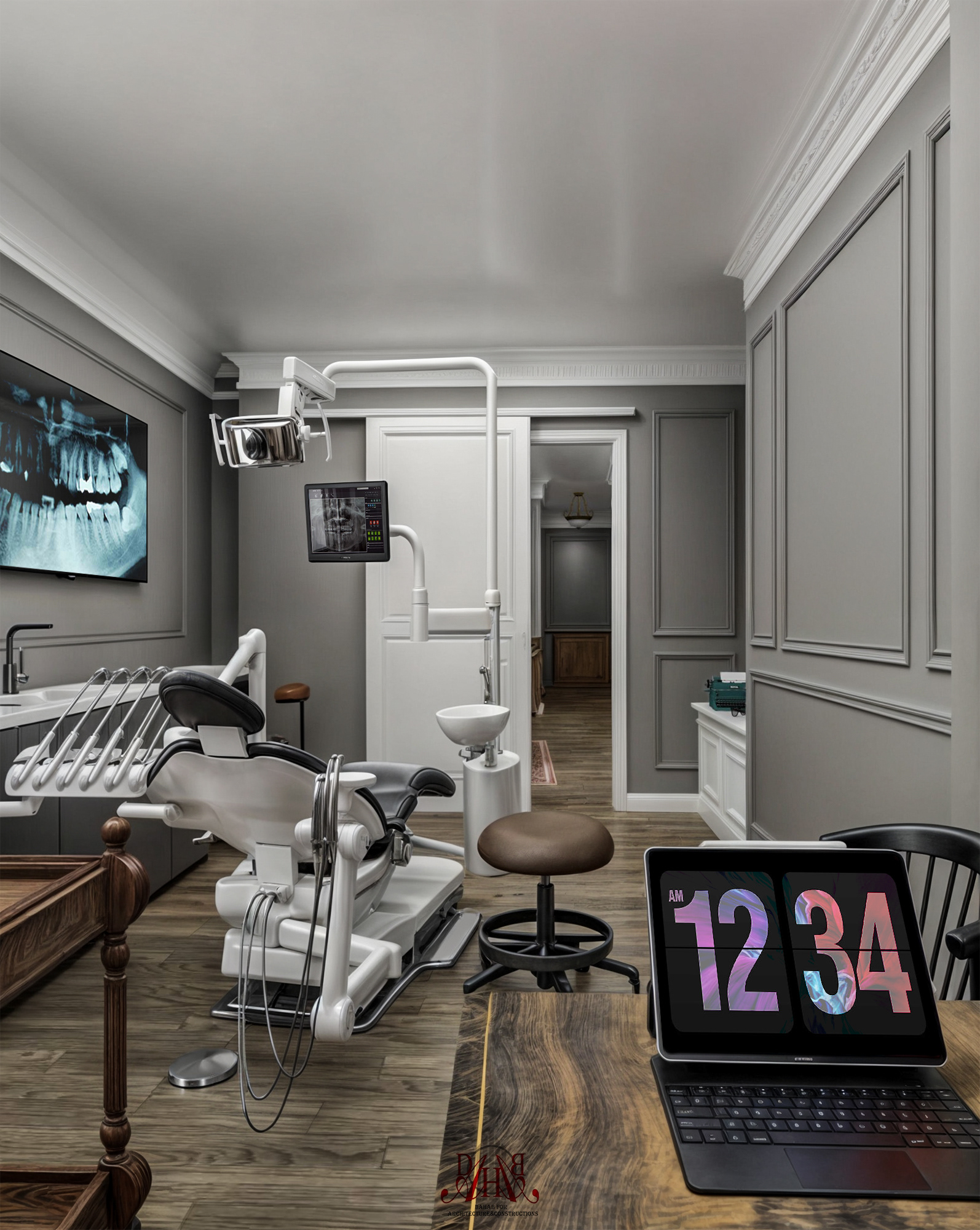 Vintage Dental Clinic（复古牙科诊所）丨埃及亚历山大丨Dahab Architecture-13