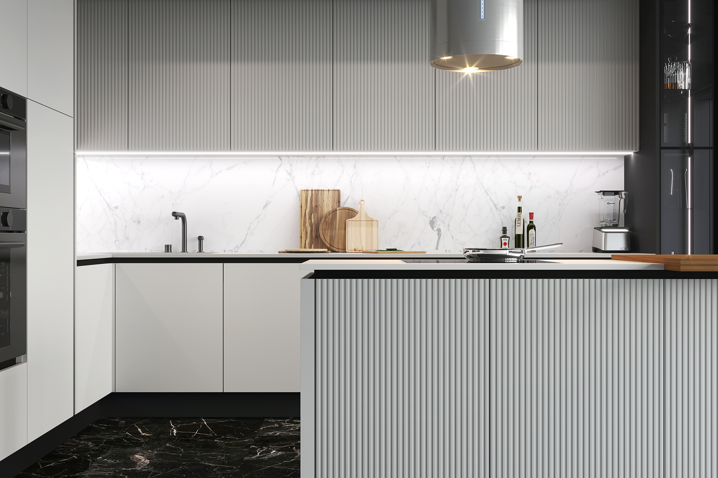 MODO CUBA 厨房模型可视化丨GeosIdeal 工厂-4