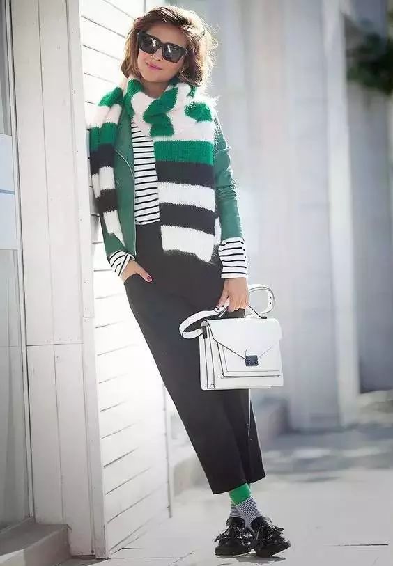 2017 流行色草木绿，这样穿让你远离路人-85