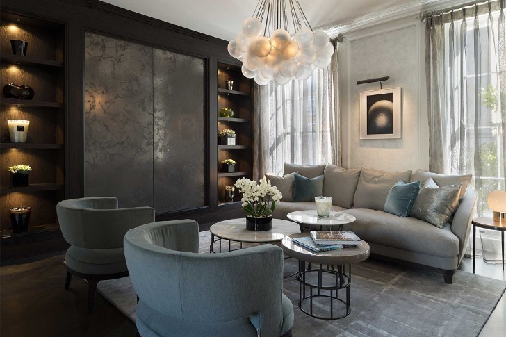 伦敦高档地段单色设计公寓-2