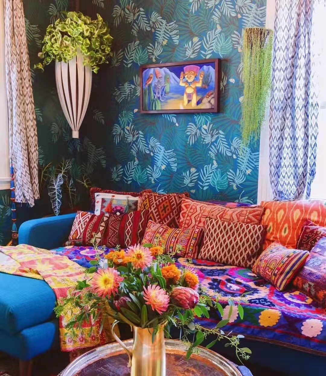 狂野，自由，色彩鲜活，波西米亚风！#轻奢美式风格-0