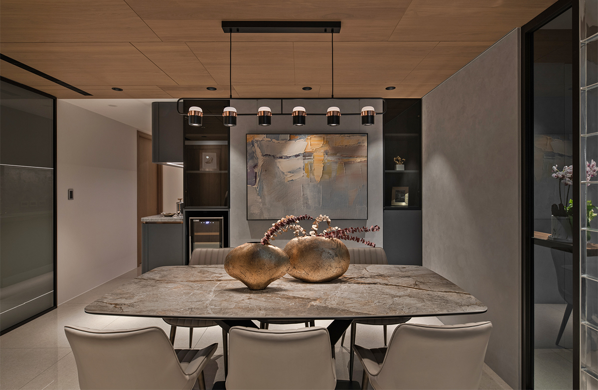 家装设计案例鉴赏——现代简约风度假感三居室-15