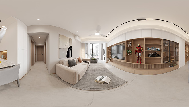 138㎡现代简约旧改  广州白云岭南新世界丨中国广州-13