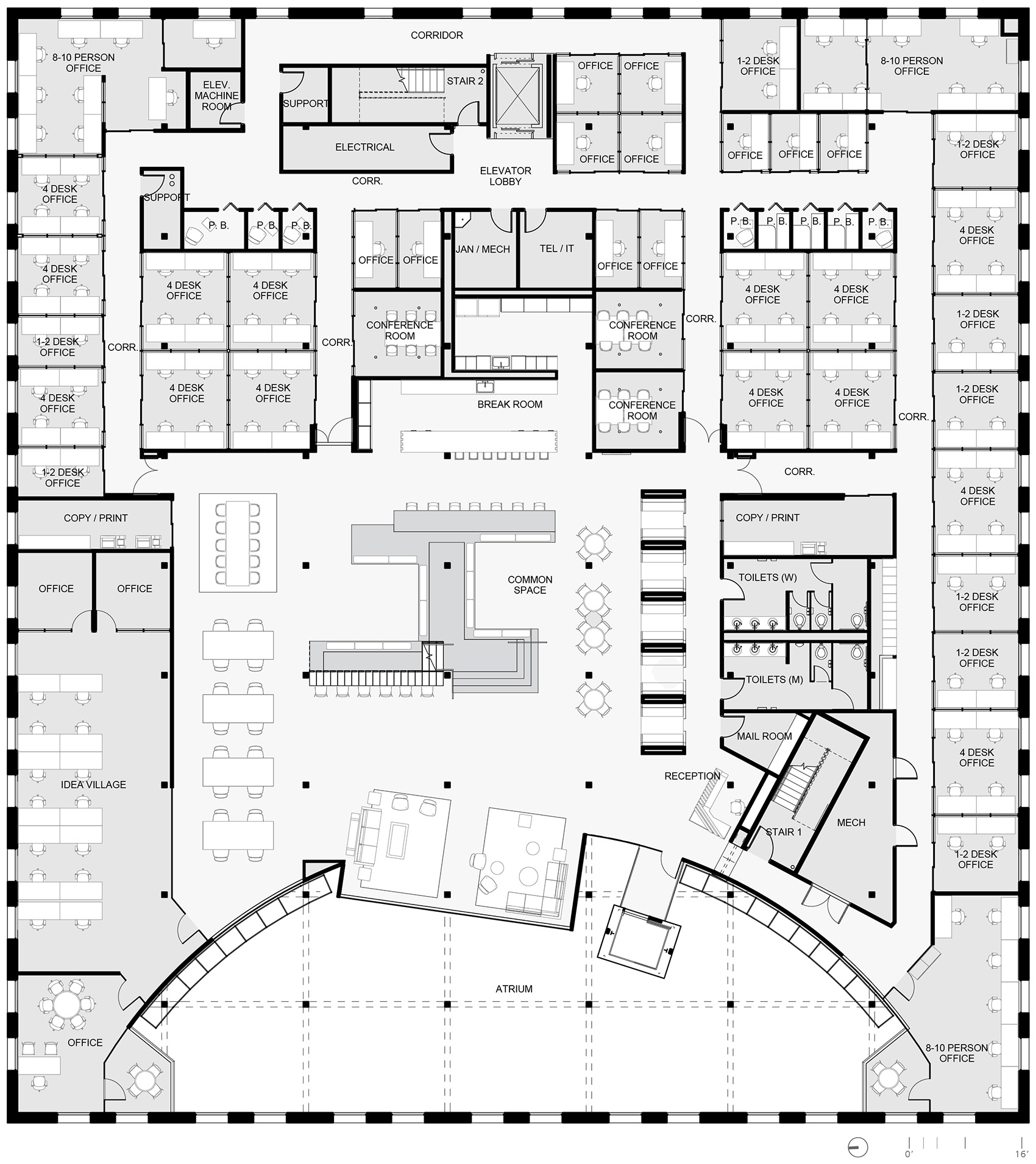 The Shop办公空间，新奥尔良 / EskewDumezRipple-81