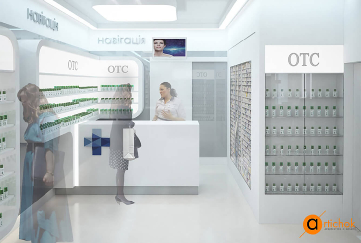 Аптека будущего Art i chok(未来药店)丨乌克兰基辅-14