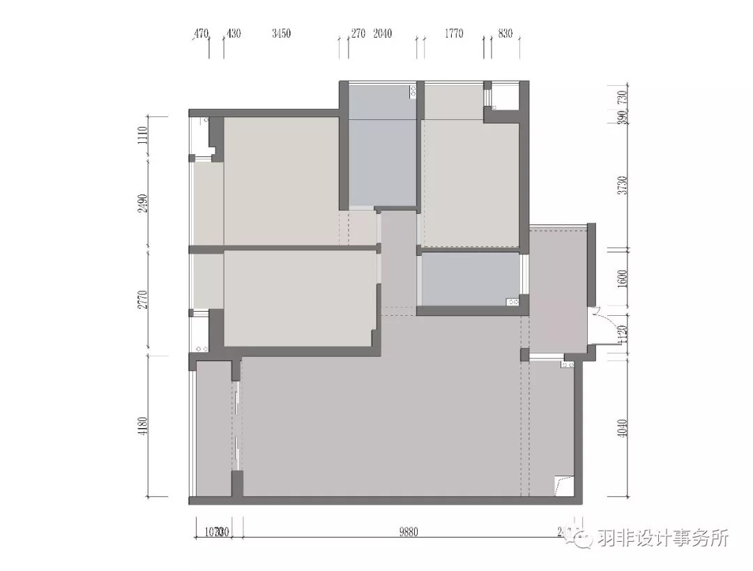 羽非设计|| 现代风格邂逅摩卡——宁静自然的空间艺术-7