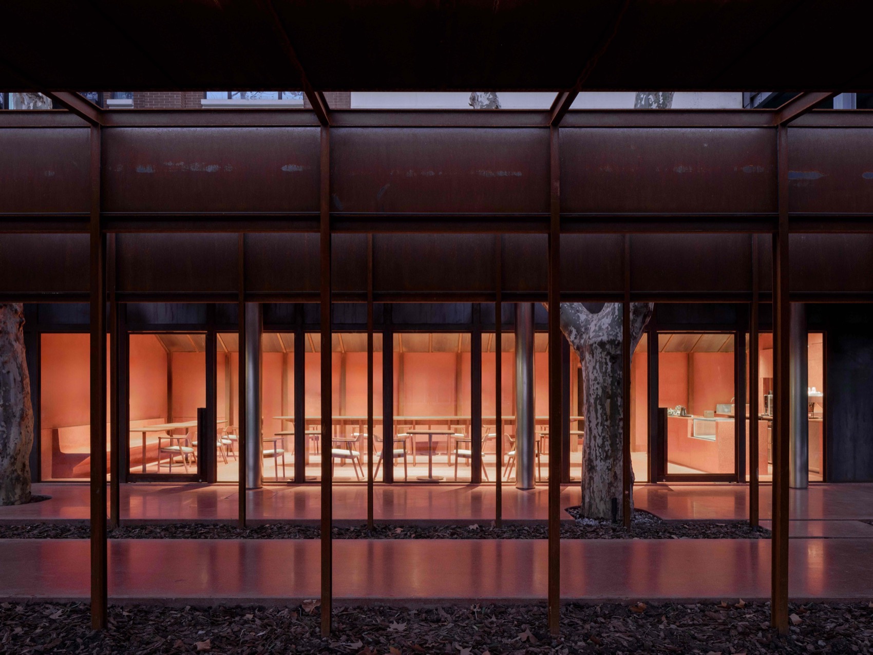 鲁迅公园咖啡亭，上海 / 是所设计-3