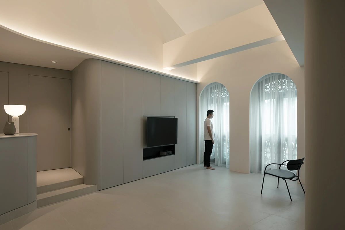 932 Design 打造极致简约住宅,圆形曲线诠释舒适生活-24