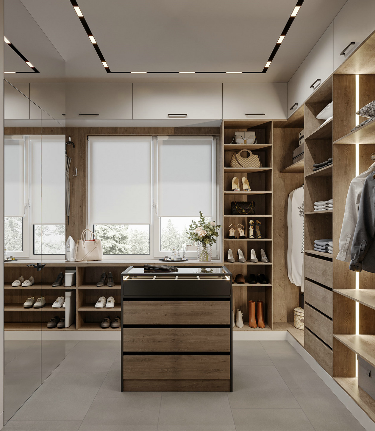 暖棕色系公寓设计-18