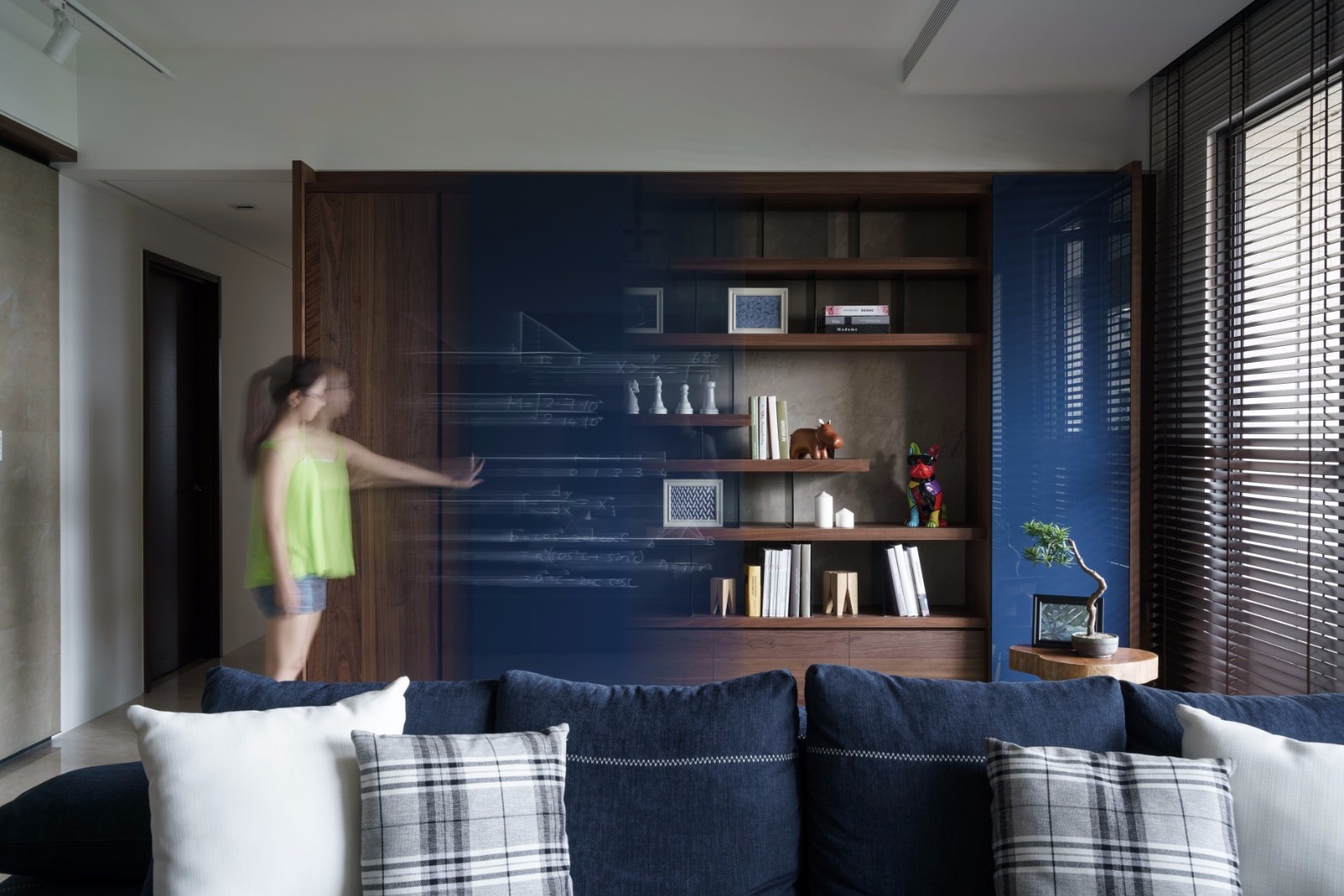 美术爱河——132m²人文居家住宅  千彩胤空间设计-9