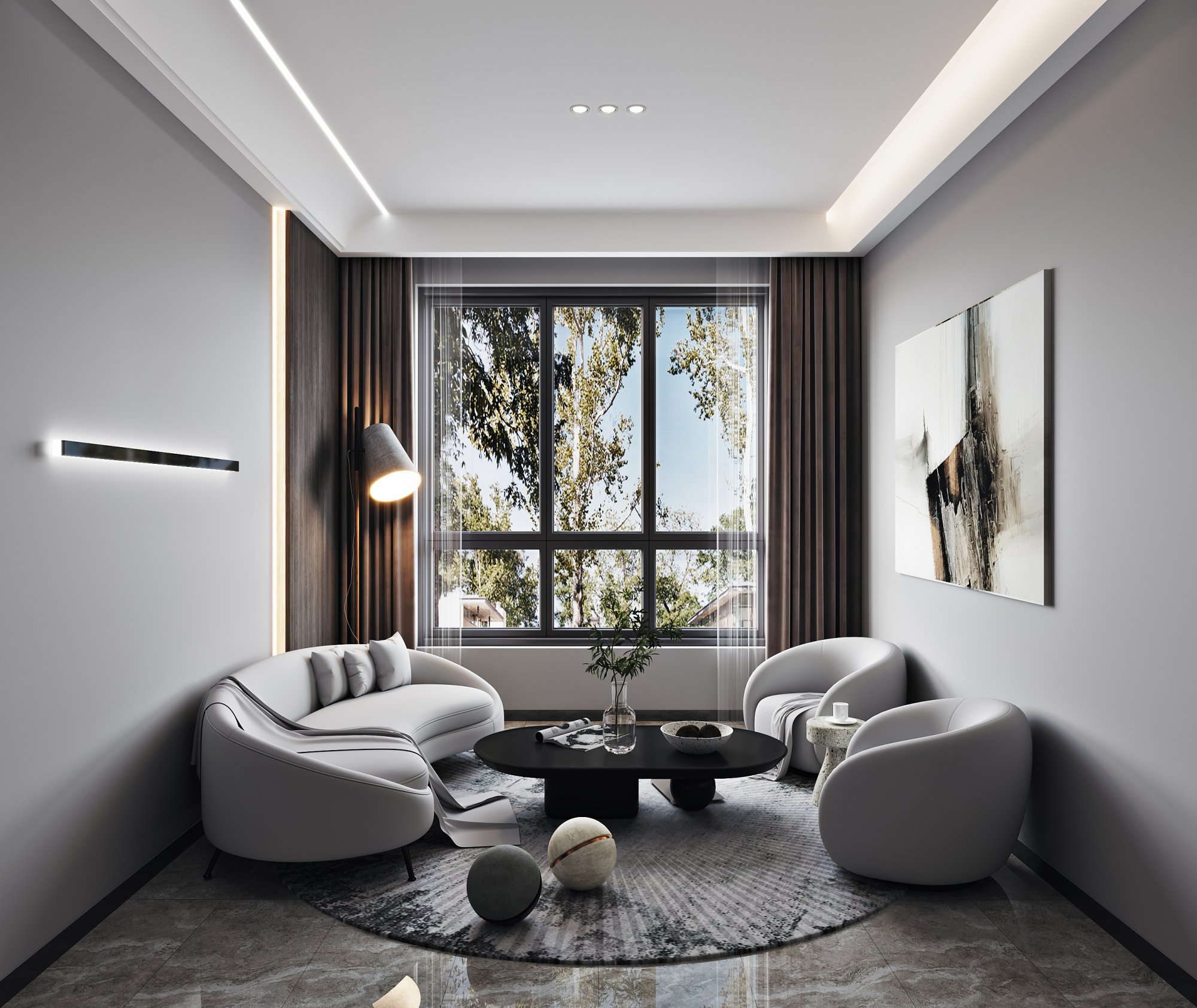 现代简约设计打造精致舒适家居-11