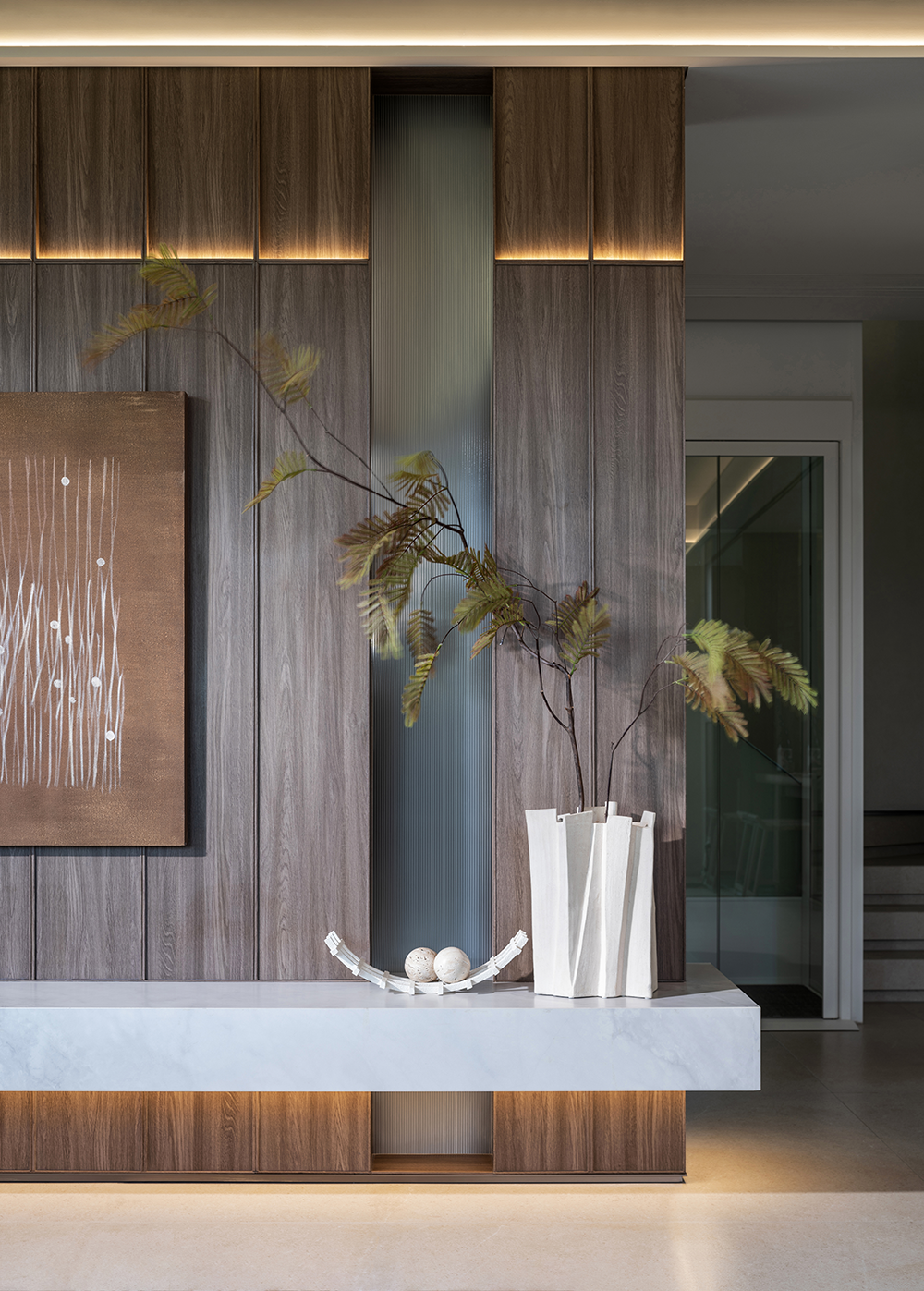 万宁·万华万岭麓湾上叠别墅样板间丨中国万宁丨深圳市盘石室内设计有限公司,万华室内设计中心-7