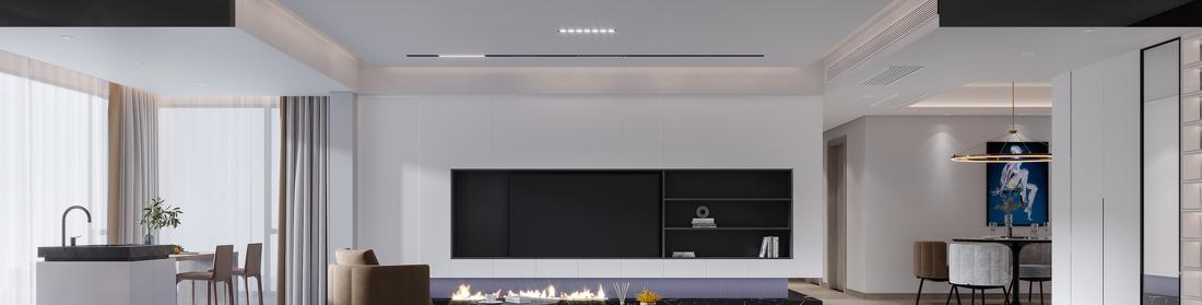 株洲 湘水湾现代平层设计-1