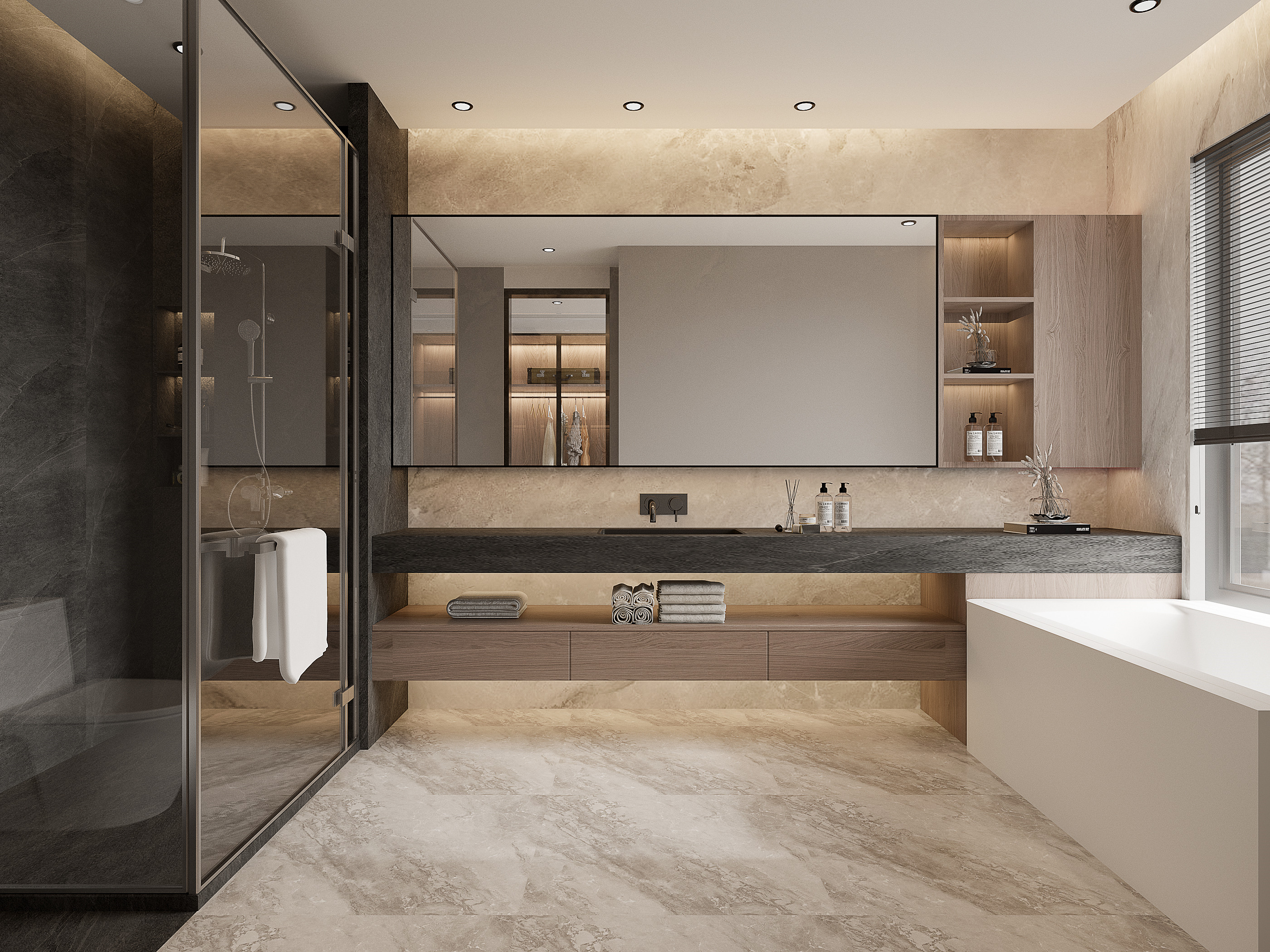 极简奢华 · 回归自然的别墅设计丨星夜设计表现-15