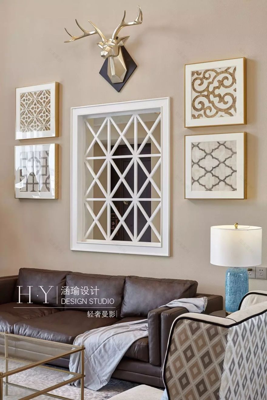 240 平现代美式轻奢复式,深圳中信领航城《轻奢曼影》-33