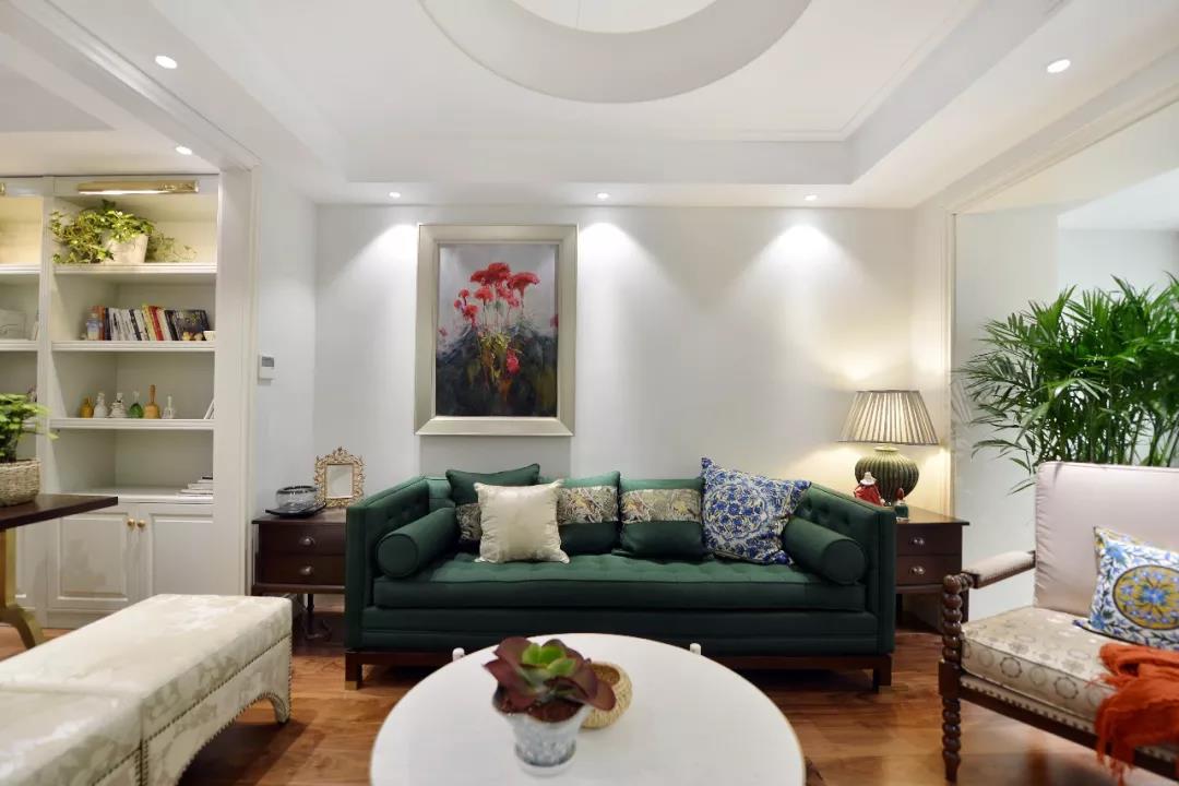 昆明装修公司恒阁装饰|130㎡优雅绚丽美式，把彩云之南的美装进她的家中-4