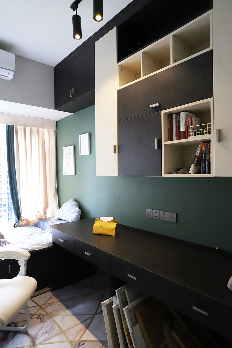 深圳东岭100㎡中式混搭绿意空间-22