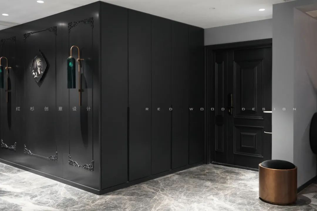 红杉创意设计 | 西安 360㎡现代家居，巧妙融合多种文化元素-62