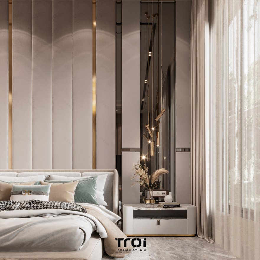 主卧室丨Troi Design Studio-14